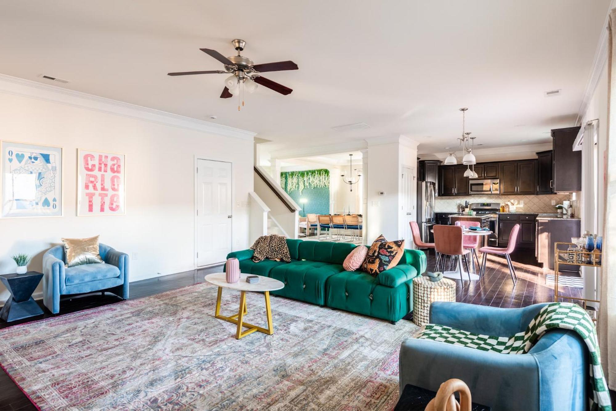 샬럿 Near Clt Airport - 4Bd - Backyard - Balcony 빌라 외부 사진